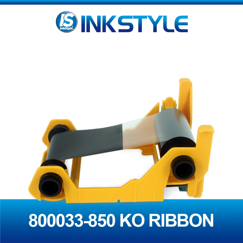 Полимерная лента 800033 850 KO для принтера Zebra ZXP серия 3 10 шт./лот|resin ribbon|card printer ribbonzebra