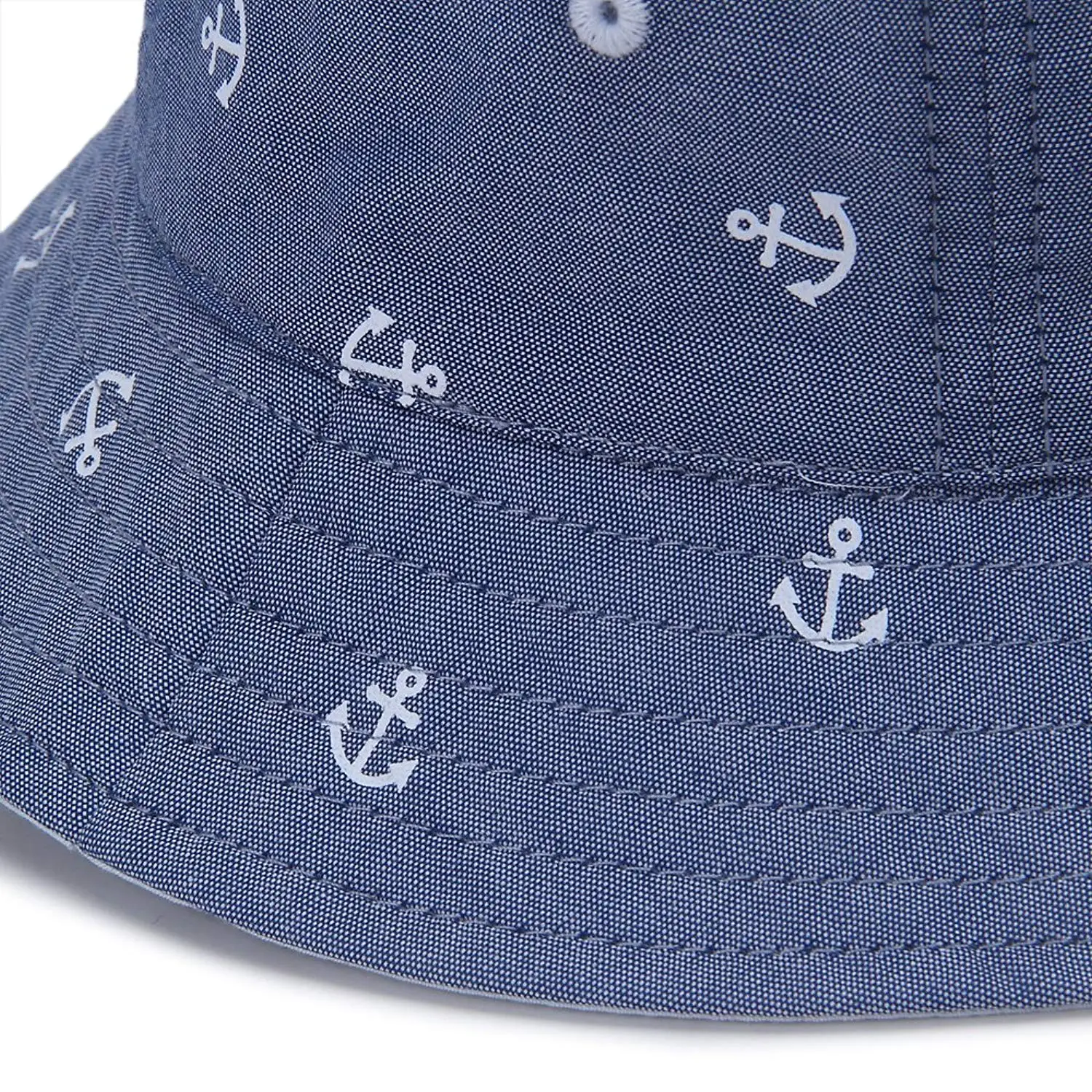 Детская Солнцезащитная шляпа с принтом якоря для мальчиков и девочек Пляжная
