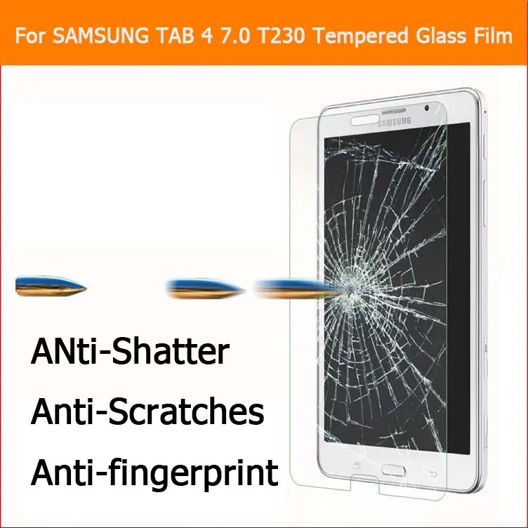 Закаленное стекло премиум-класса пленка для Samsung GALAXY Tab 4 T230 T231 T235 Nook 7 0 &quot