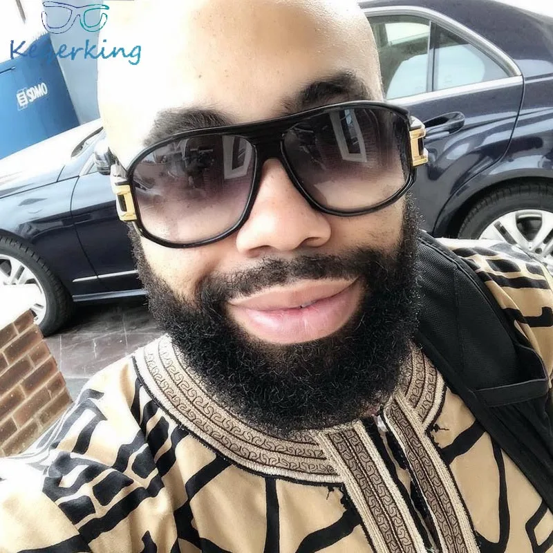 2018 Квадратные Солнцезащитные очки женские Большие мужские черные винтажные