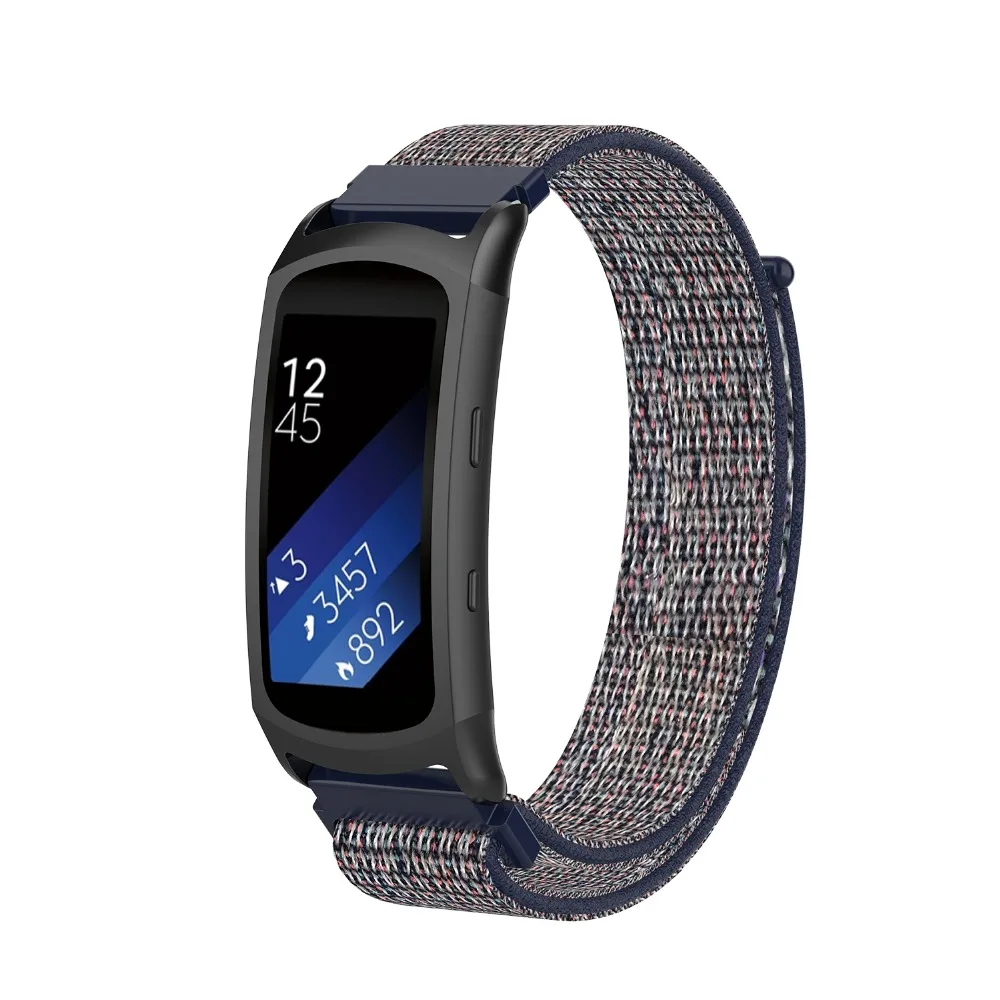 2 в 1 наручные часы для samsung gear Fit 2 Pro ремешок нейлоновый ремешок для часов USB кабель для зарядки для gear Fit2 R360 PRO умные ремни