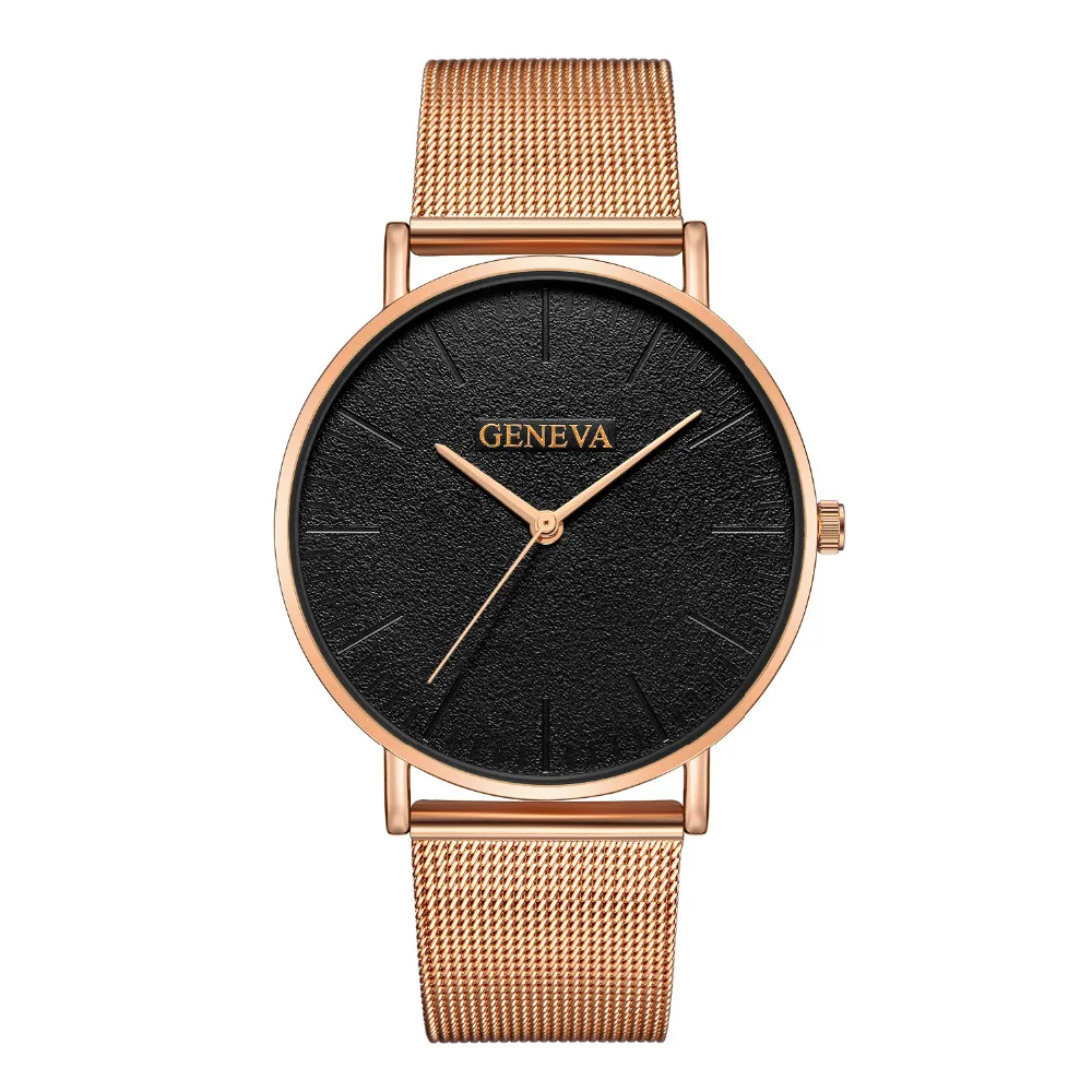 Часы наручные кварцевые аналоговые для мужчин и женщин люксовые повседневные с