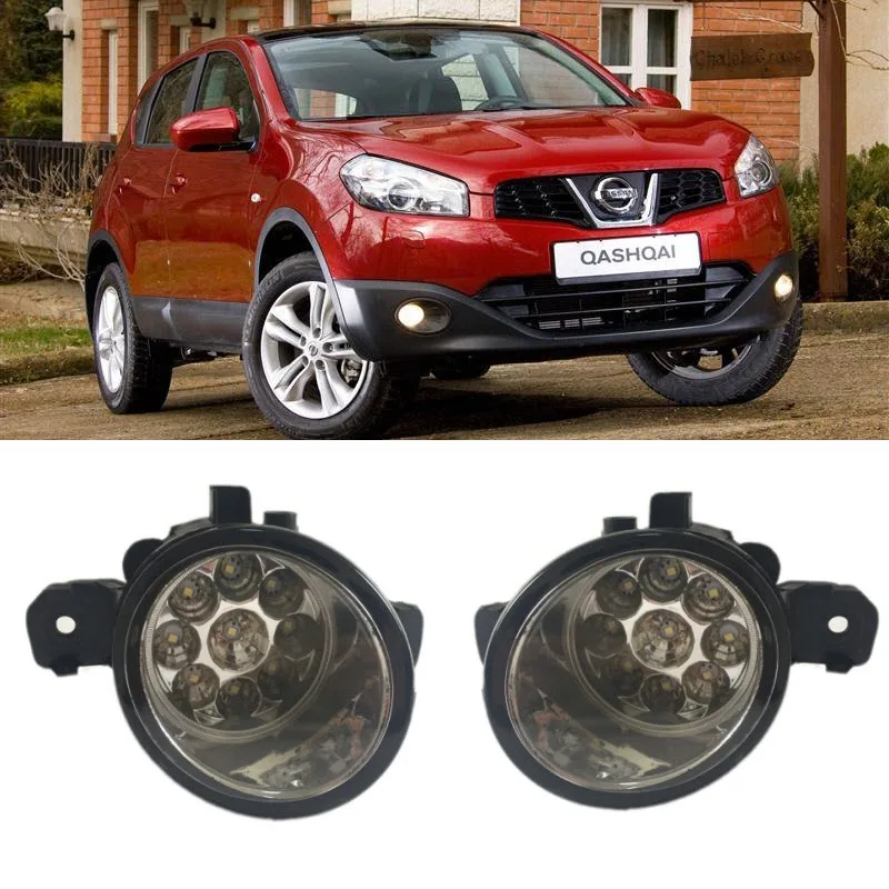 Для Nissan Qashqai Dualis J10 NJ10 + 2 2006 2013 9 штук Светодиодный s Противотуманные фары H8 H11 12В 55 Вт
