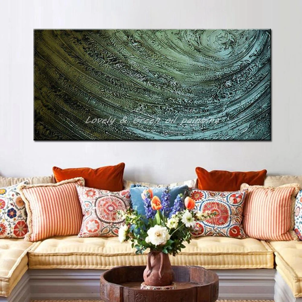 100% Ручная роспись холст Картина маслом работа современные абстрактные картины