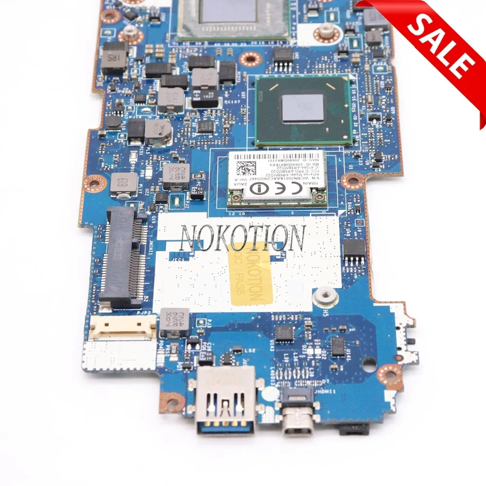 NOKOTION V1JV1 LA 9011P основная плата для Acer W700 Intel Core SR0N9 I5 3317U HD 4000 4 Гб оперативная память