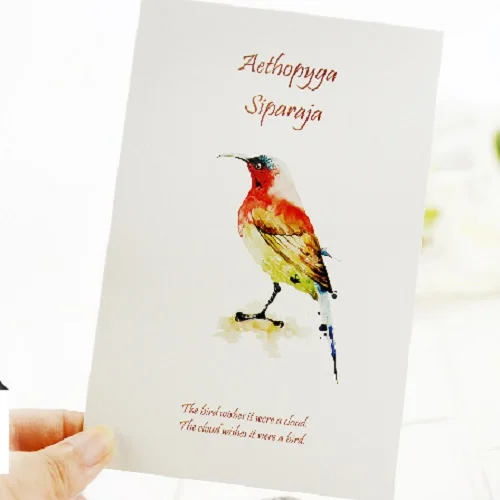 30 шт. открытка в стиле птицы многоцелевой Скрапбукинг вечерние приглашения DIY