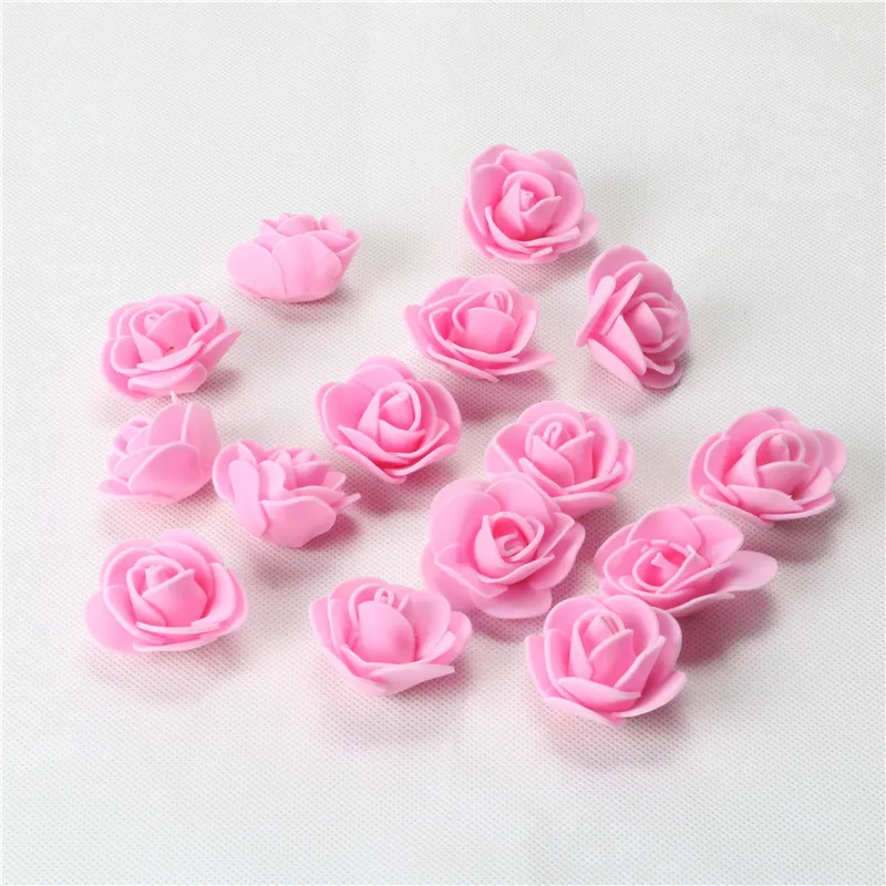 100pcs beige pink Сделай Сам игрушка для рукоделия белая пена медведь пенополистирол пенопласт моделирование розовый медведь эмбрион пена сердечник подарок на день Святого Валентина - Цвет: 100pcs beige pink