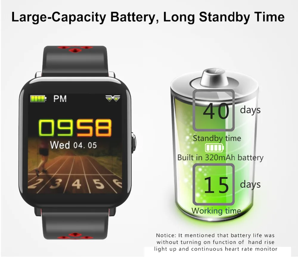 696 Смарт часы DM06 спортивные Smartwatch Ip68 Водонепроницаемый браслет Ui шагомер