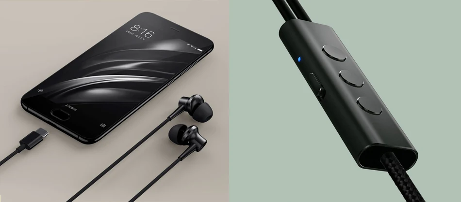 Xiaomi mi наушники ANC type-C наушники с шумоподавлением проводное управление с mi C для redmi note 7 7pro смартфон Гибридный HD