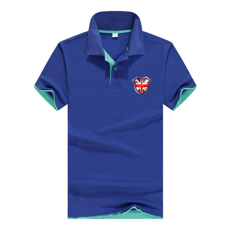 Springfish бренд 2019 PlusSize Англия мужские поло Короткие рубашки Smart &amp Деловая одежда