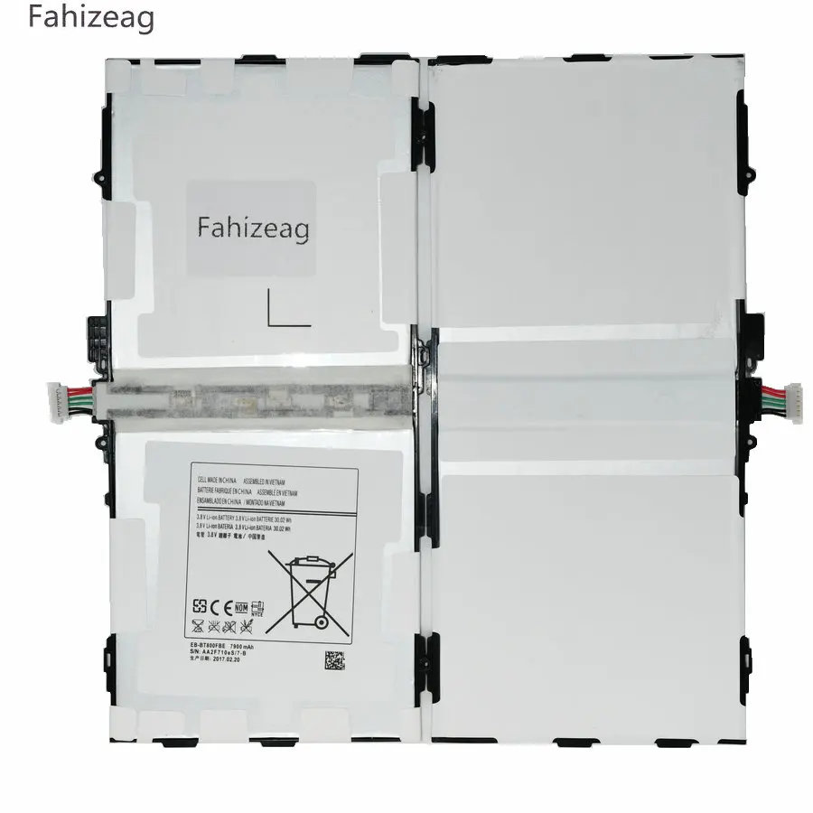 Fahizeag 1 шт. 7900 мАч EB BT800FBE запасная батарея для Samsung Galaxy Tab S 10 5 T800 T801 T805 батарейки