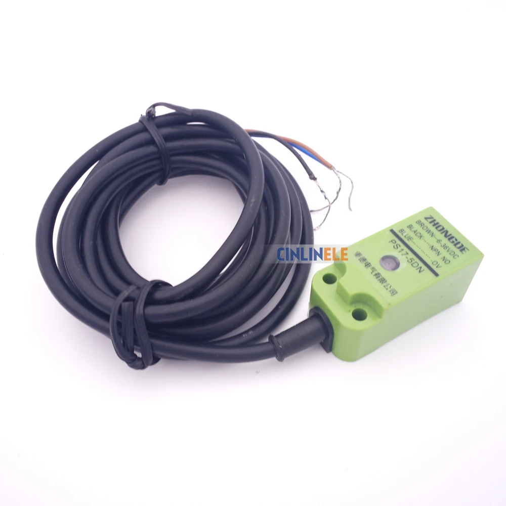 Φ 5 мм PS17-5DO 2-WIRE NO Cube shell Измерение постоянного тока металлический Бесконтактный