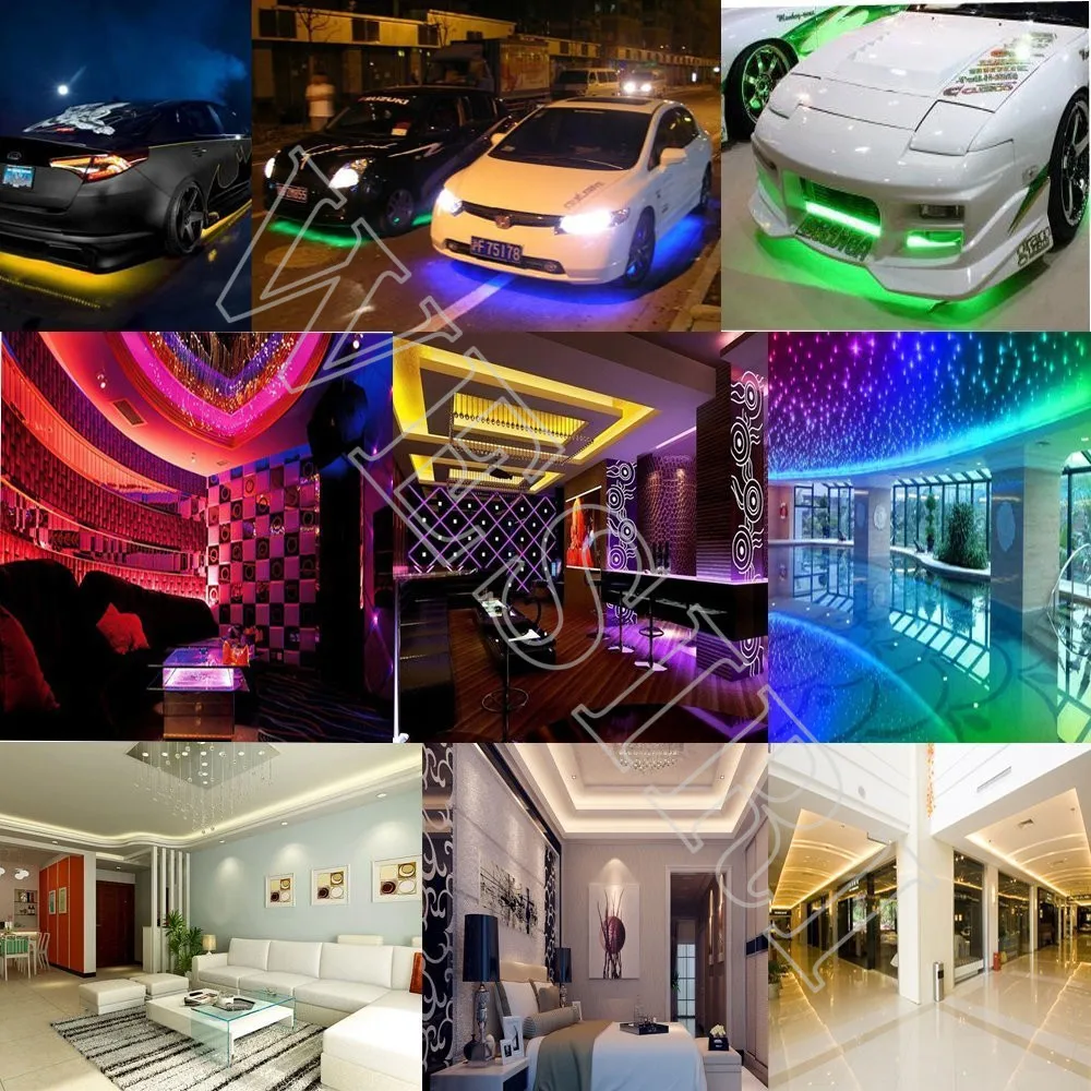 5050 RGBW разноцветная Светодиодная лента DC 12 V/24 V Гибкая лампа RGB + белый/RGB теплый