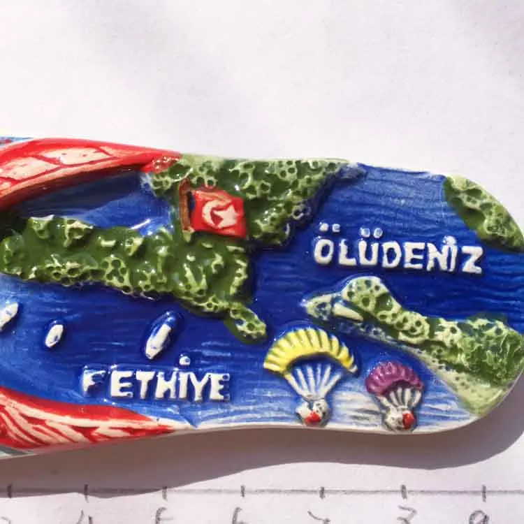 Турецкий Fethiye цветной глазурь трехмерный керамический холодильник|glaze color|glazed