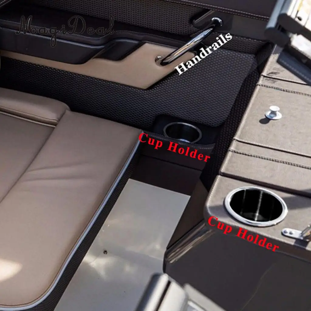 MagiDeal 2 шт. черный Встраиваемый держатель для пластиковых стаканчиков напитков