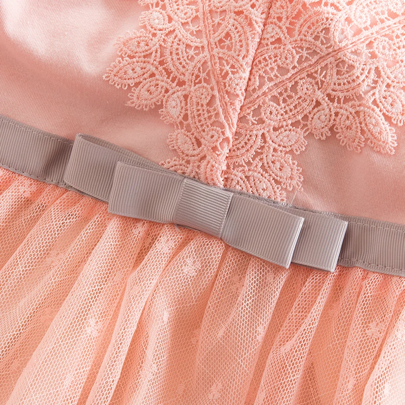 Платье для маленьких девочек 1 год винтажное кружевное платье принцессы с