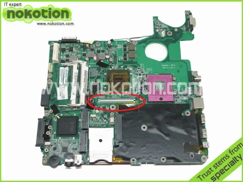 Материнская плата NOKOTION для ноутбука toshiba satellite P300 A300 A000032160 DABL5SMB6E0 intel 965GM DDR2
