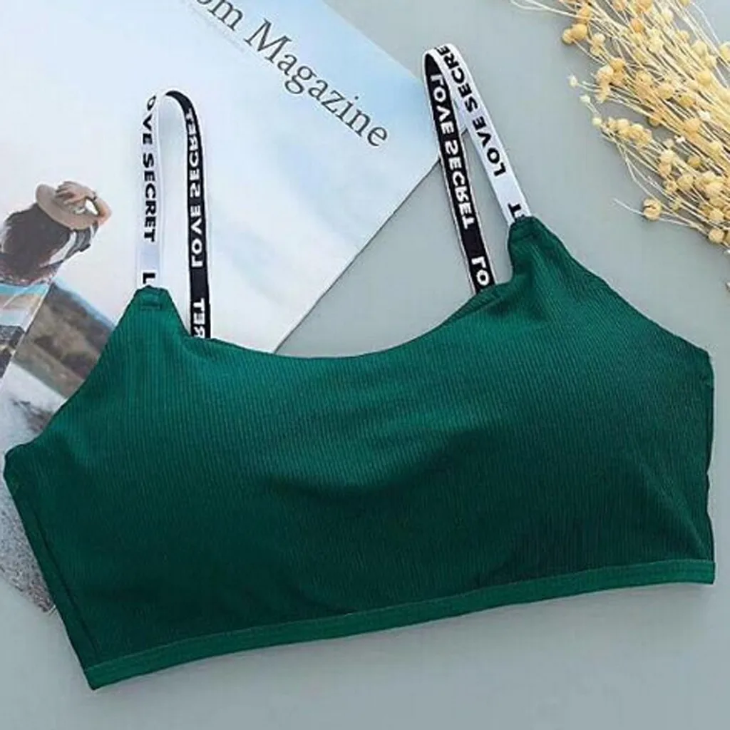 Женский сексуальный беспроводной бюстгальтер, сексуальное нижнее белье, Комплект подвязок, топ, дышащий, грудь, подкладка, Спортивное нижнее белье#7