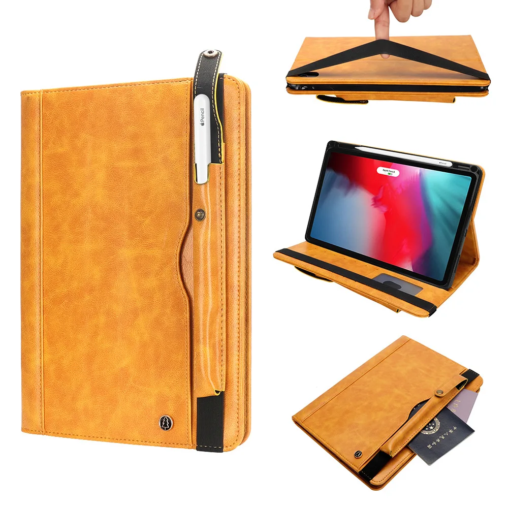 Чехол для iPad Pro11 крышка ESR Премиум кожаный роскошный Бизнес Folio чехол-подставка пенал зарядка смарт-крышка для iPad A1980