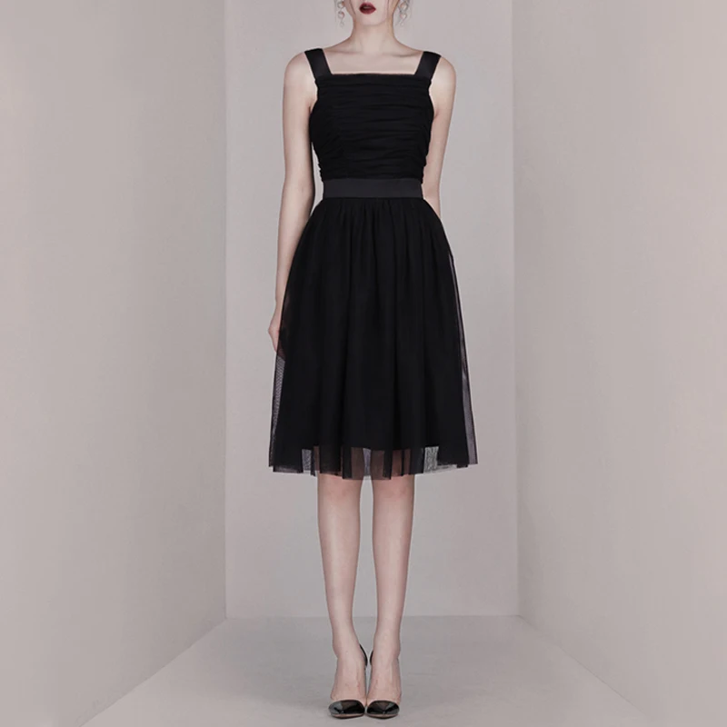 INDRESSME 2019 Новое сексуальное Сетчатое платье миди с рюшами и галстуком бабочкой