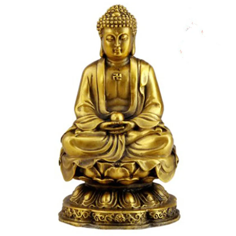 Opening light Sakya Goddess of Mercy Bring Peace and Health Fine Pure Copper Buddha Statue for Home Car Office craft Decoration | Дом и сад