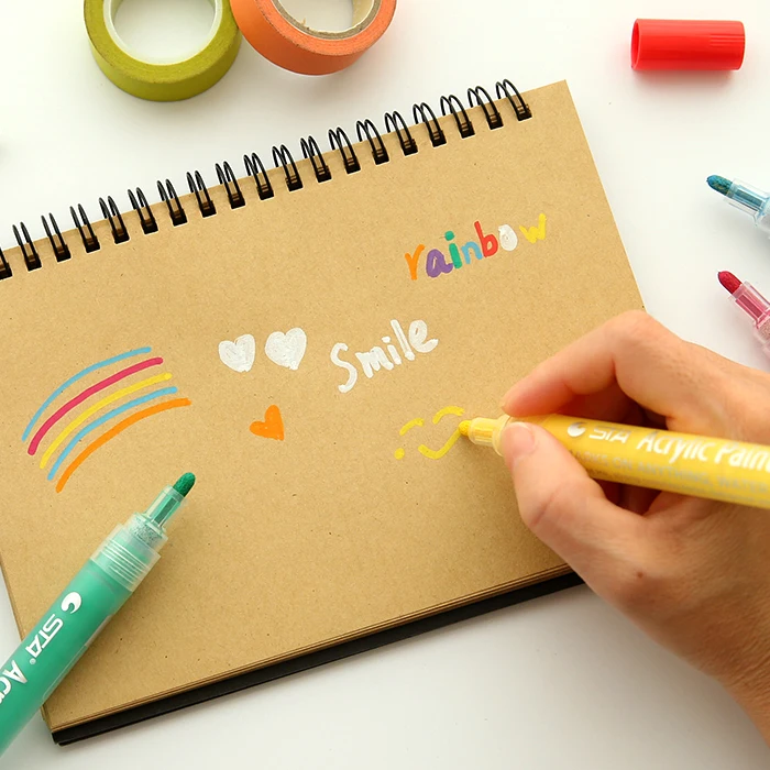 1 шт. акриловый Перманентный маркер художника на стекле металле камне