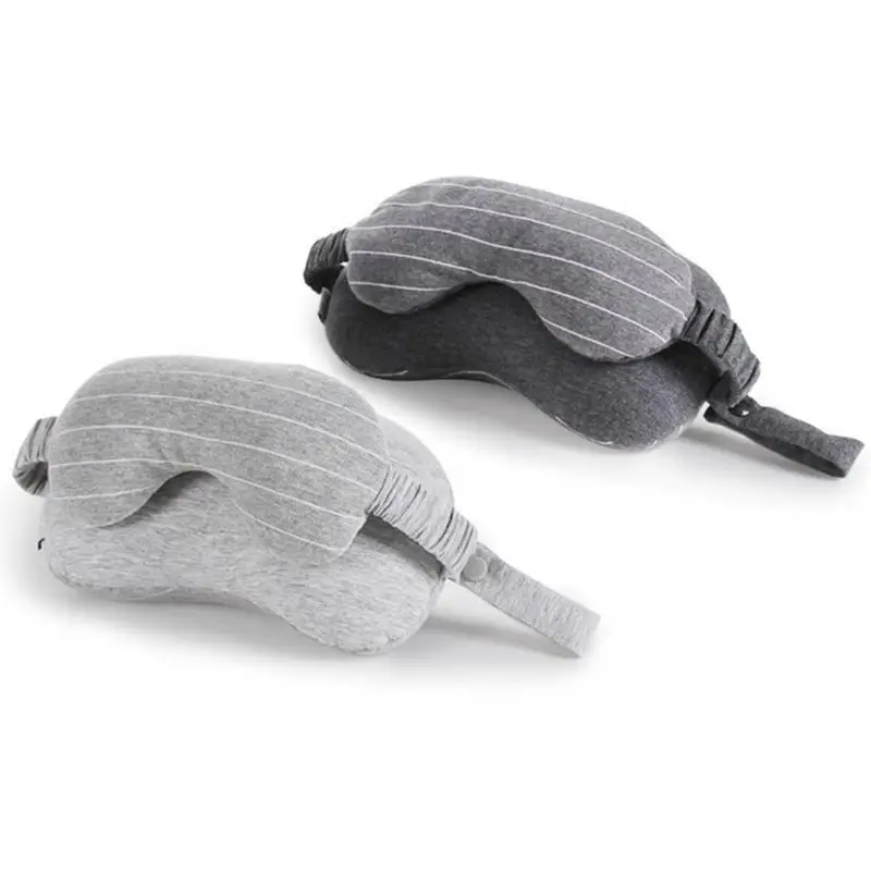 Travel Eye mask And Neck Pillow set office lunch break cotton U-shaped shading goggles travel accessories U1 | Красота и здоровье