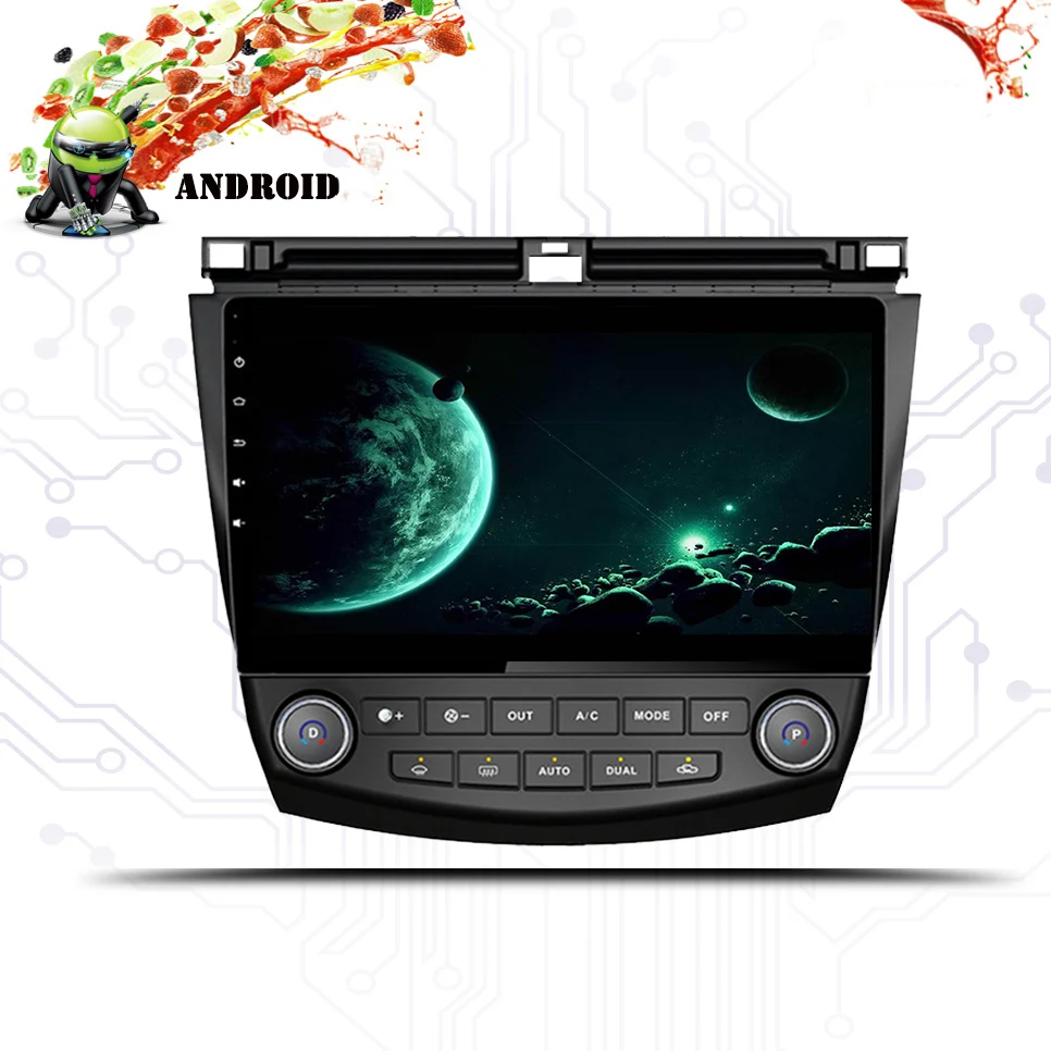 Автомобильный dvd-плеер GPS Navi для Honda Accord 7 2003-2007 IPS емкостный экран 1024*600 + wifi BT SWC RDS