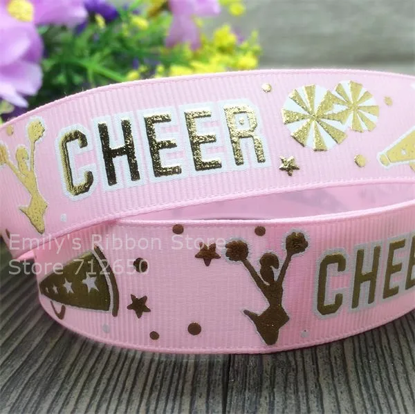 123 pearl pink 7/" 22 мм Золотая клейкая лента с горячей печатью, лента с принтом для одежды, сделай сам, бант, лента для подарков, 10 ярдов - Цвет: 123 pearl pink