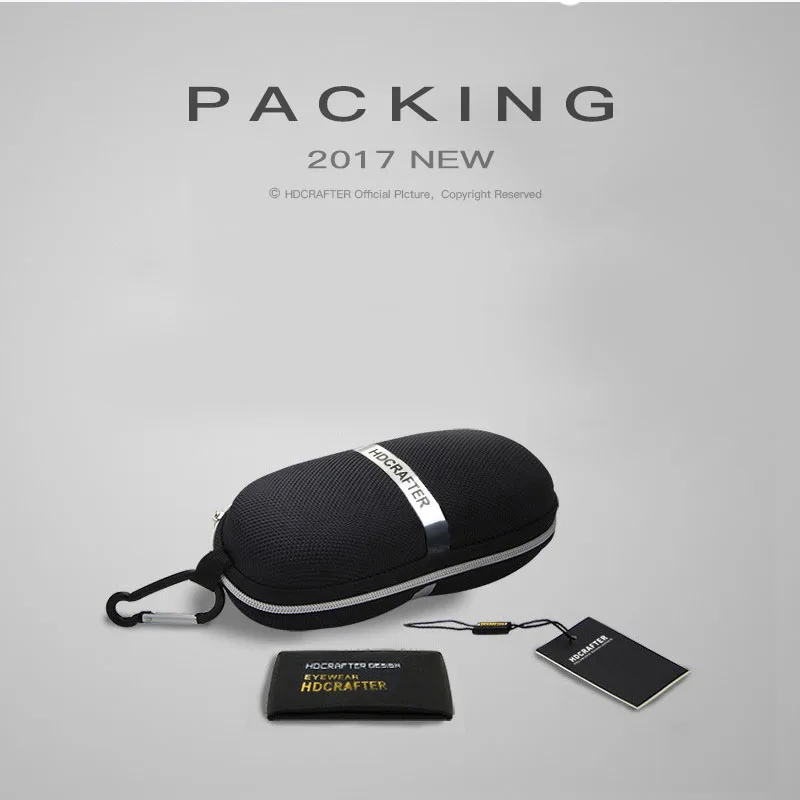 Мужские солнцезащитные очки HDCRAFTER классические брендовые дизайнерские большого