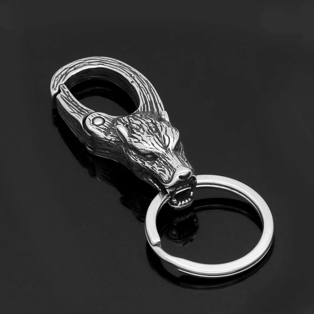VikingCeltic 316L брелок из нержавеющей стали викингов волк животное|Брелоки| |
