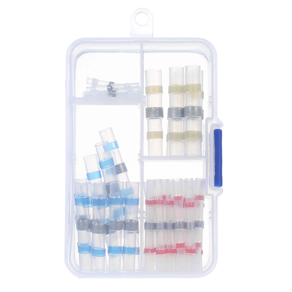 50 шт провода для пайки Клеммы соединители термоусадочные клеммы Электрический