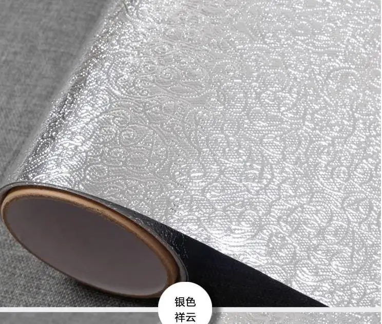 Липкие обои из алюминиевых шкафов мембранная наклейка влагостойкая бумага