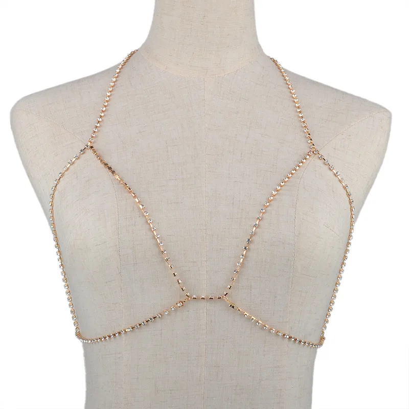 Женские вечерние цепочки серебряного цвета цепочка для тела с кубическим