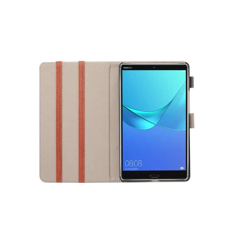 Чехол для Huawei MediaPad M5 8 4 дюйма защитный чехол из зернистой искусственной кожи с