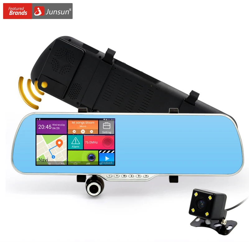 Новый 5.0 &quot сенсорный android 4.2 радар детекторов в dash камеры парковка автомобилей