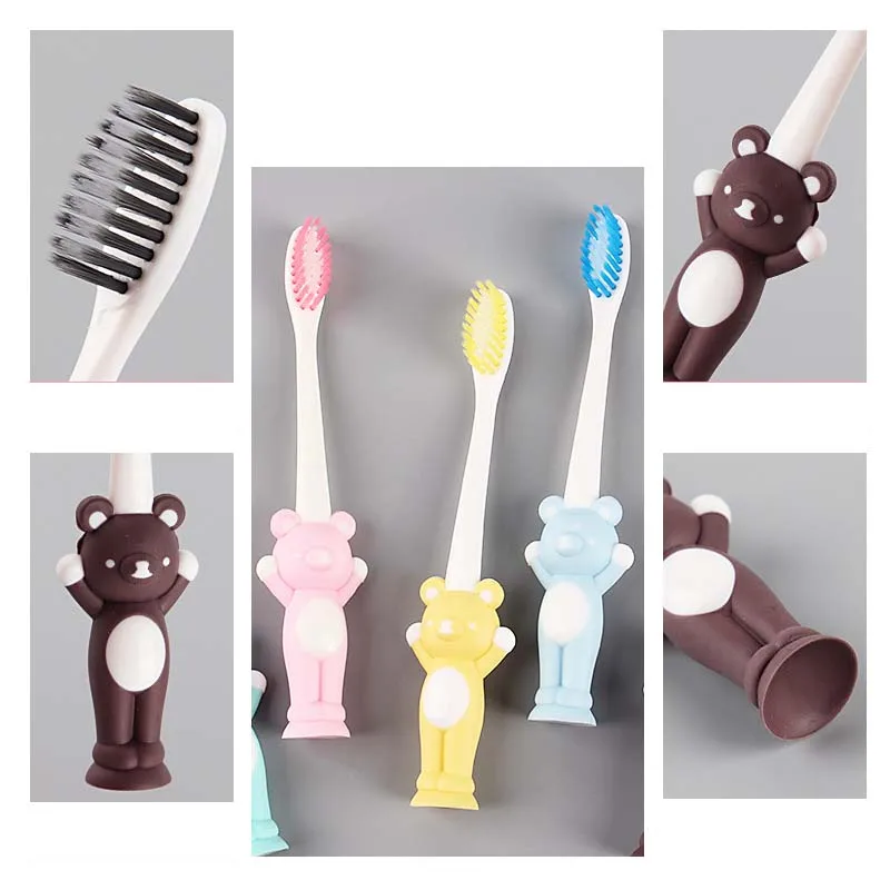Зубная щетка детская мягкая с рисунком клоуна 5 цветов|Зубные щетки| |