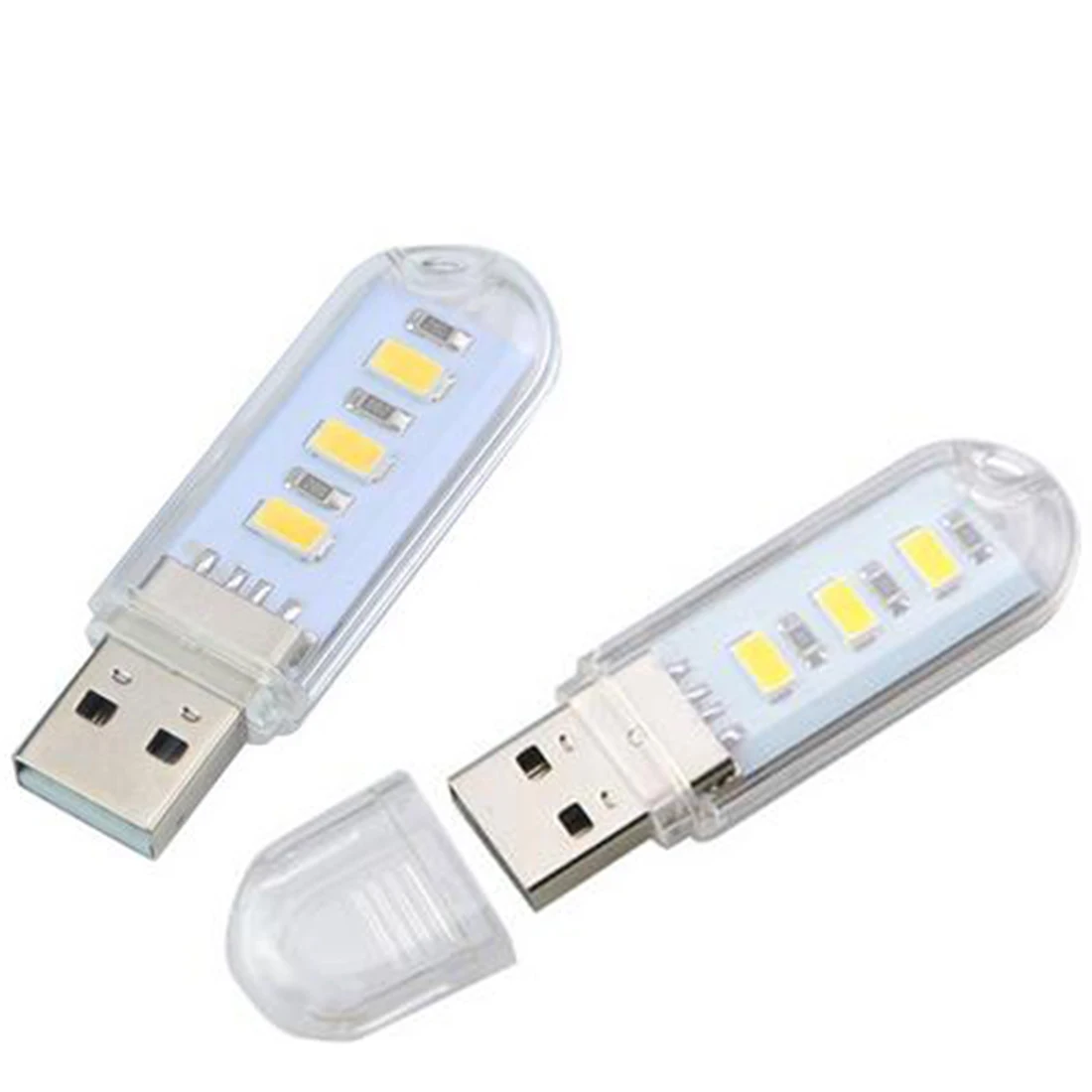 Светодиодная лампа для книг Мини Портативный USB 3 светодиода DC 5V ПК ноутбуков