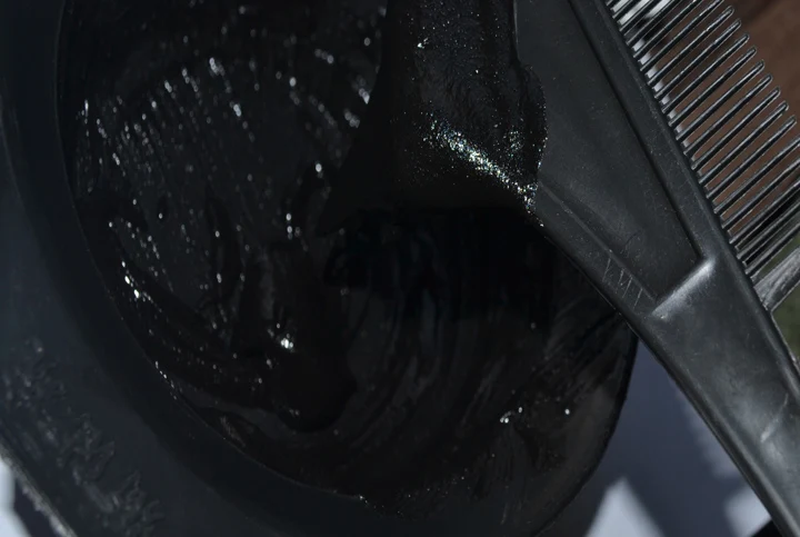 PURC краска для волос цвет порошок черный органические травяные ing парикмахерские