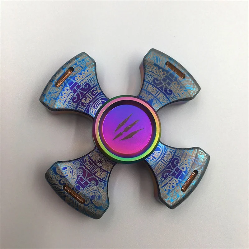 Майя Спиннер ручной Спиннер металлические стальные EDC гриль синий фигет Спиннер Finger-Spinner Спиннер Figet Spiner игрушки SL533