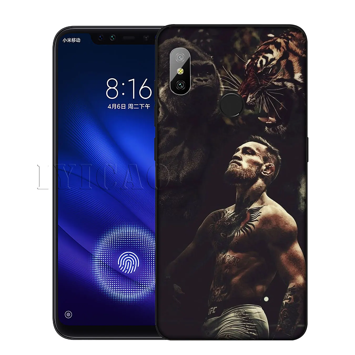 Силиконовый мягкий чехол IYICAO Conor McGregor Irish Fighter на заказ для Xiaomi Redmi 6A 5A Note 8 7 4 4X5 Plus 6 Pro черный чехол из ТПУ