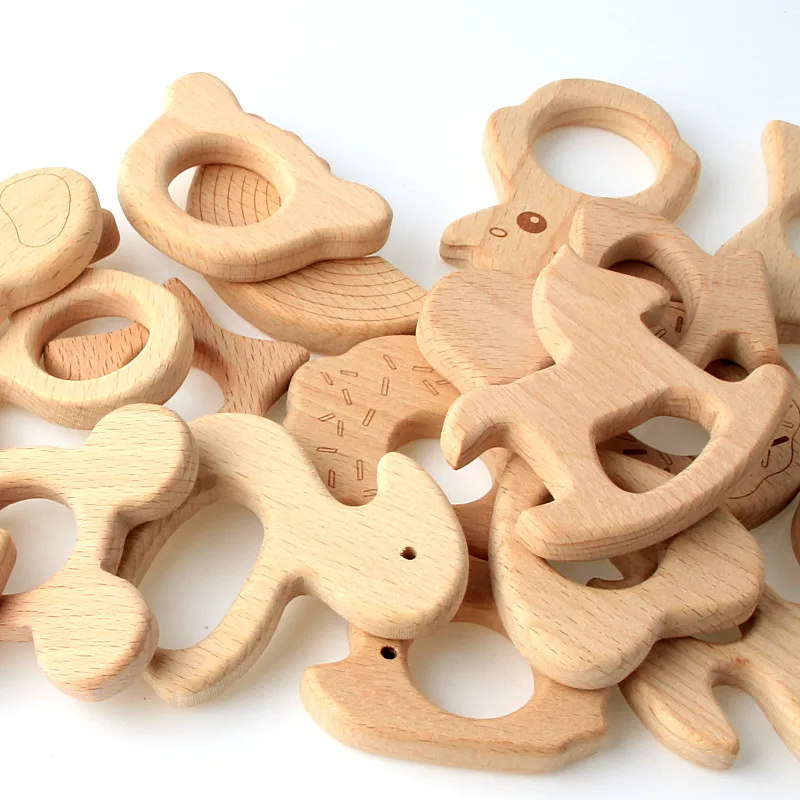 2 шт. Детские подвески грызунки из Букового дерева|Бусины| |