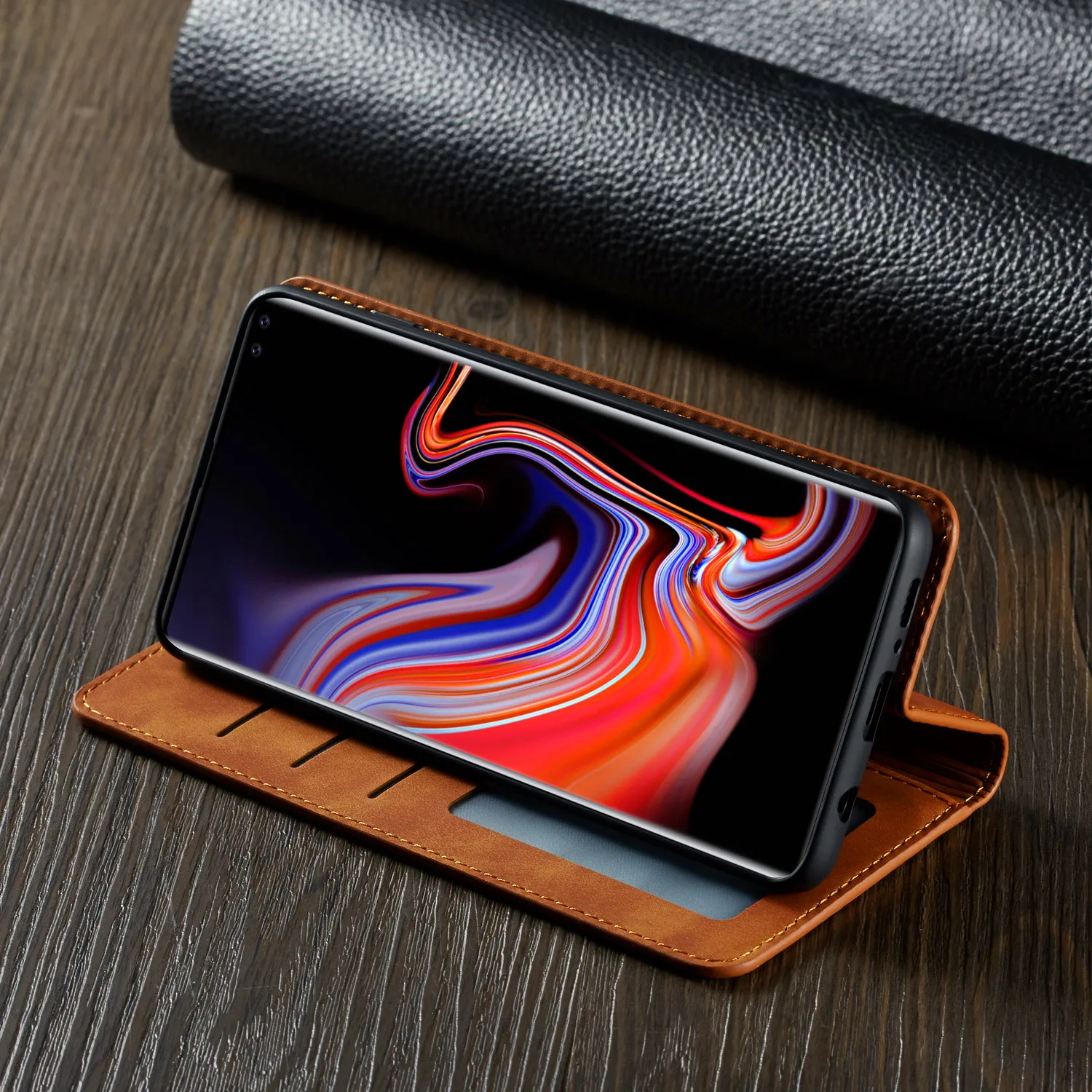 Кожаный чехол-книжка чехол для samsung Galaxy Note 9, 10 лет, S10 S9 S8 плюс S7 край A90 A80 A70 A50 A40 A30 A20 A20E A10 Магнитный чехол-кошелек