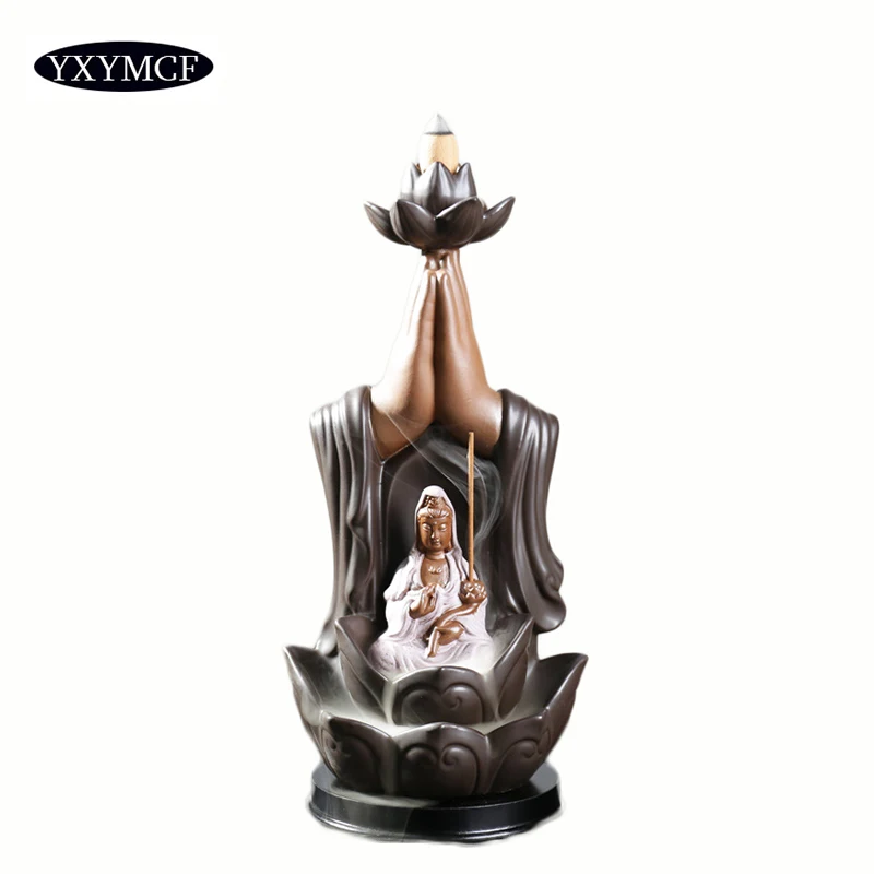 T Большой размер Гуаньинь обратного потока ладана горелка бергамота