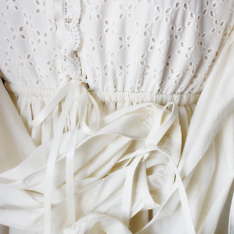 Женское платье принцессы в винтажном стиле Милая Ночная рубашка с длинным