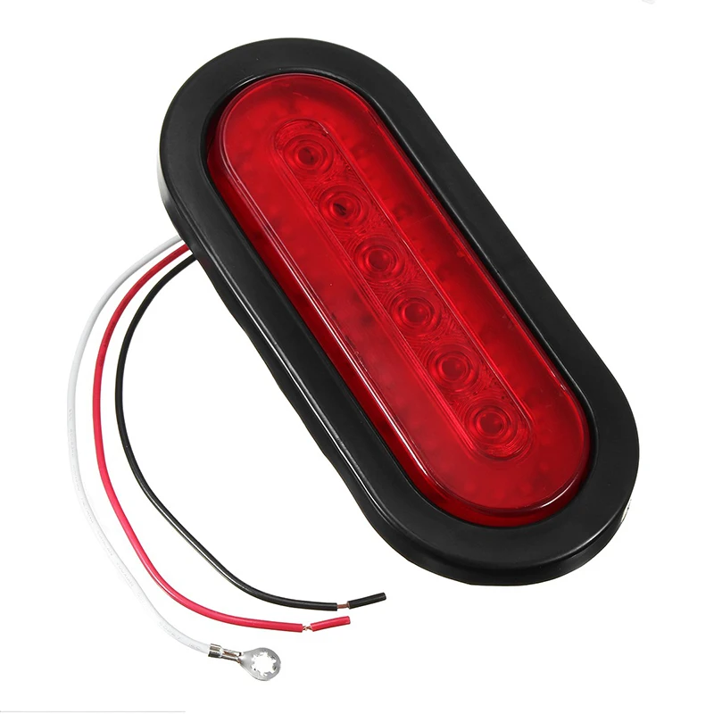 

2Pcs Car LED Strobe Light Red Stop Warning Lamp for 12V Truck Trailer Lorry Van
