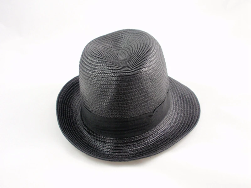 Бесплатная доставка + оптовая продажа модная соломенная шляпа унисекс летняя