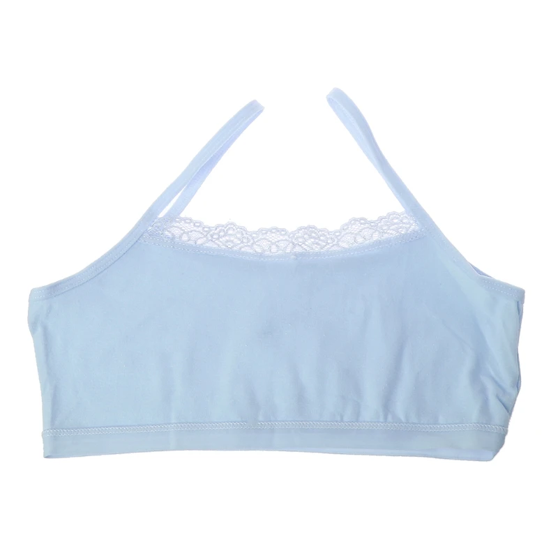 

new Girl Underwear Lace Bras Cotton Camisoles Sports Bra Top For Teens Training Bra
