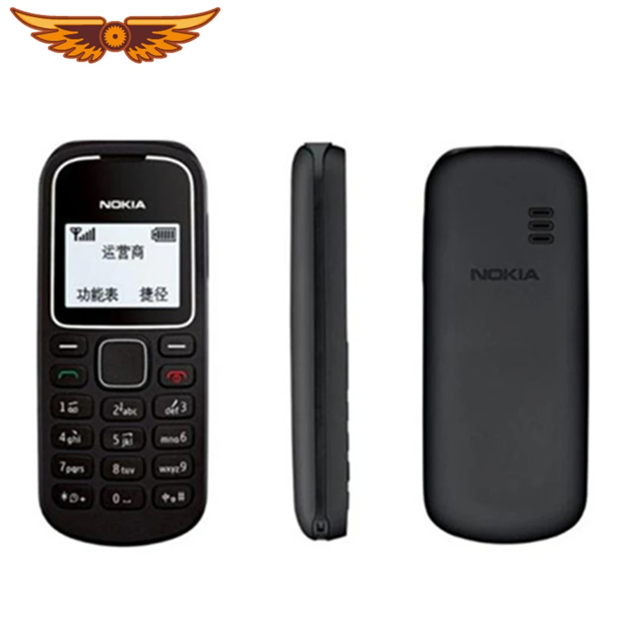 Оригинальный разблокированный мобильный телефон Nokia 1280 GSM б/у 800 мАч старый |