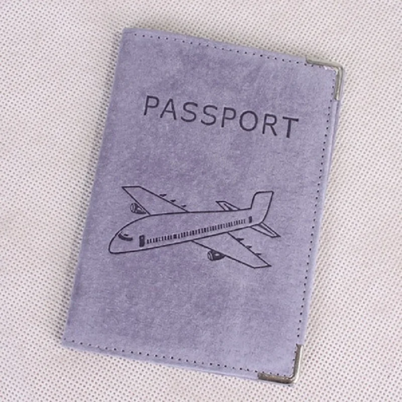 Hot Genuine leather sell pigskin suede High quality passport cover Card bag Tourism go abroad travel Passport Holder gifts